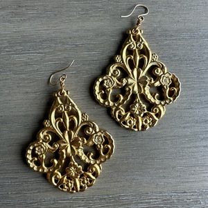 Gold Dangly Earrings